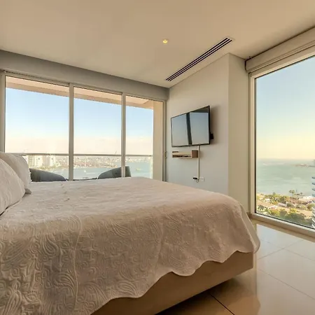 Apartamento H2-luxurious 2 Bedroom / 16th F - Bocagrande Cartagena